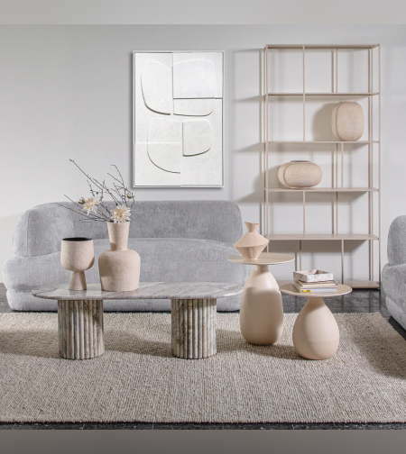 שולחן סלון סטרייפס מארבל