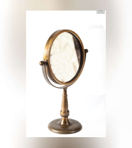 מראה שולחנית עגולה