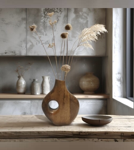 אגרטל עץ מנגו