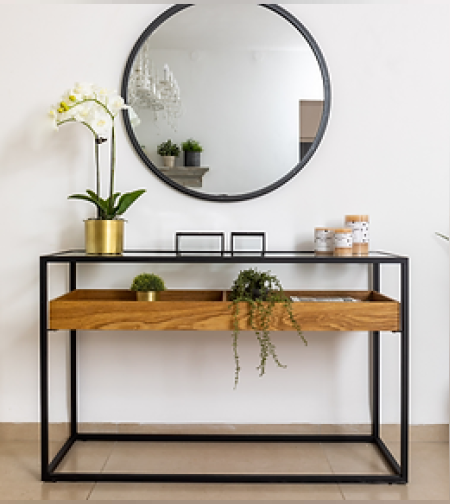 קונסולה זכוכית