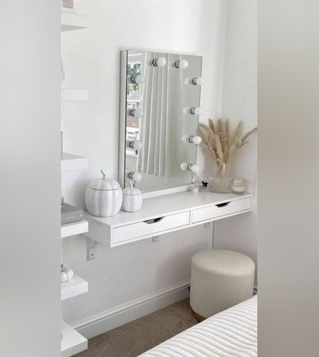 שידת איפור +2 מגירות