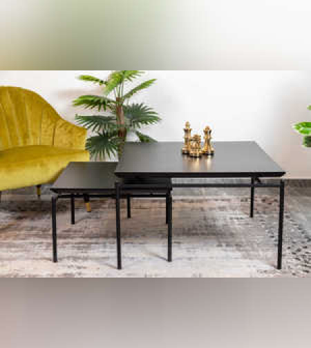 סט שולחנות שחורים