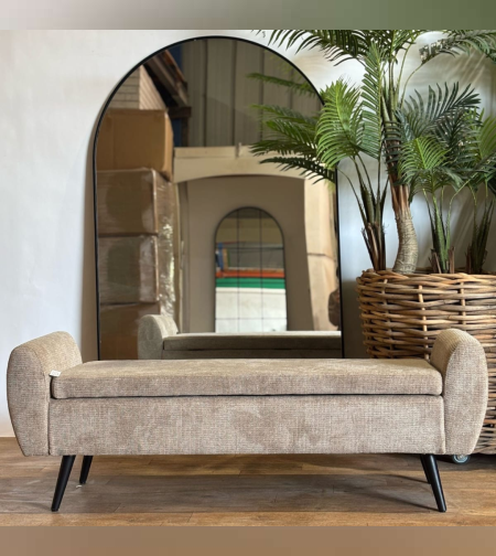 ספסל אחסון שתי וערב קפה