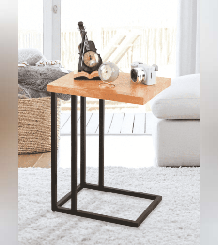 שולחן צד עץ