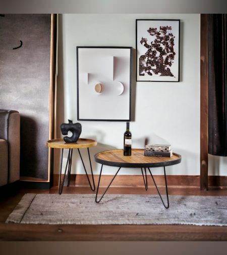 זוג שולחנות דגם טורינו- טימבר עיצובים