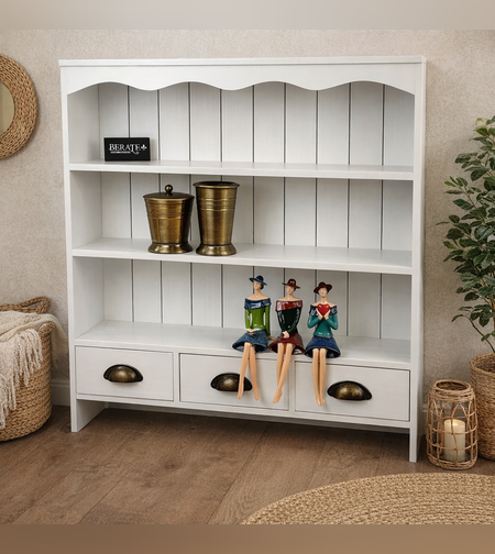 ארונית וינטג' לבן