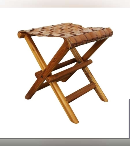 סטול טיק קונטרסט עור קאמל