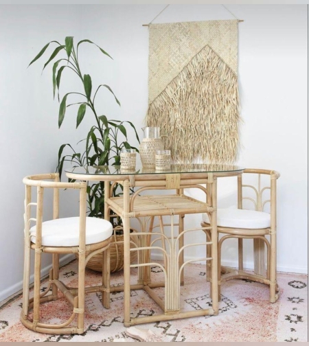 סט שולחן + כיסאות מראטן טימבר עיצובים