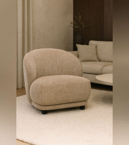 כורסת ישיבה מעוצבת בסגנון מודרני