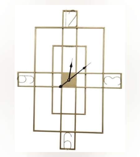 שעון מתכת בצבע זהב מושלם