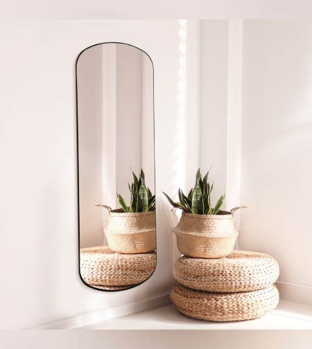 מראה גוף שחור 60/180 ס”מ – שחם