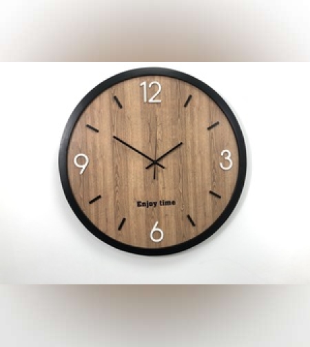 שעון עץ קוטר 60