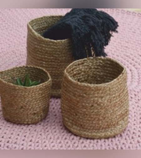 סט 3 סלסלאות טהיטי מידה 15*18*20