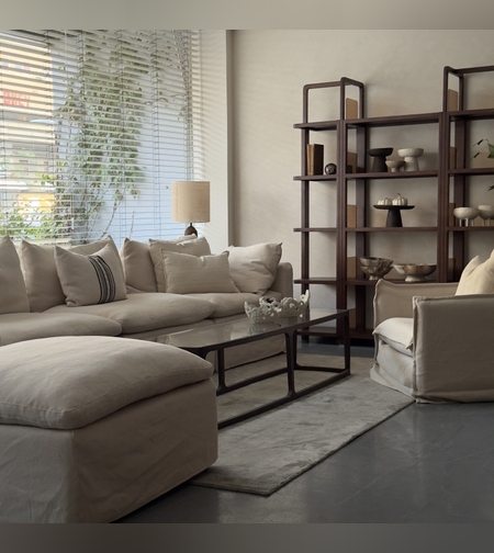 ספה שמלה אושן 4 חלקים פשתן