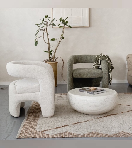 כורסא דוד פתשן בצבע לבן