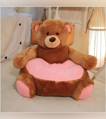 ספת ילדים כיסא קטיפה- דגם דובי