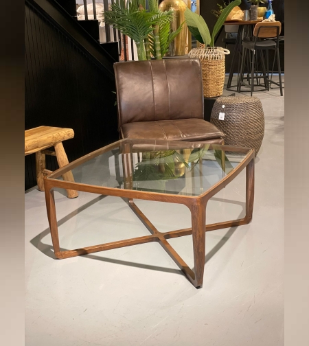 שולחן קפה הוואנה מרובע טבעי 40*80*80