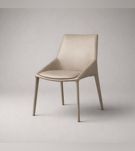 כסא אוכל ברוני דמוי עור