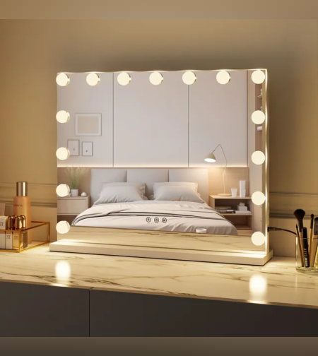 מראת הוליווד ללא מסגרת- דגם מור