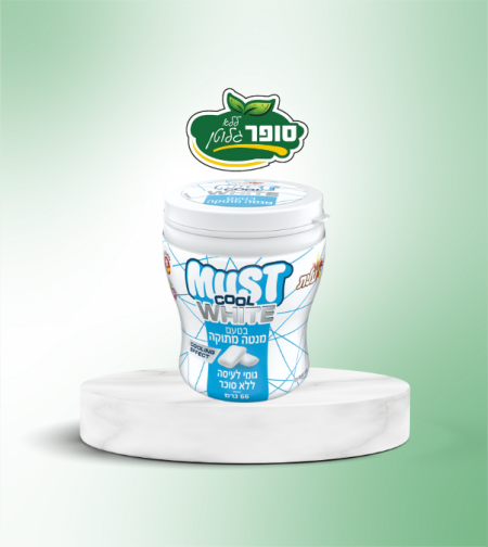 גומי לעיסה בטעם מנטה מתוקה ללא סוכר - עלית