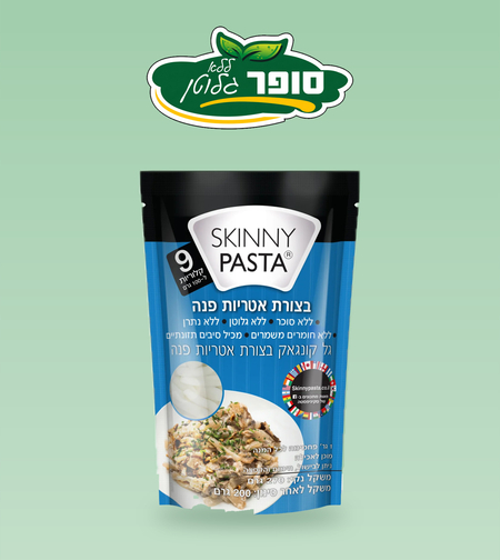 معكرونة كونجاك رفيعة على شكل بيني خالية من الغلوتين - Skinny Pasta
