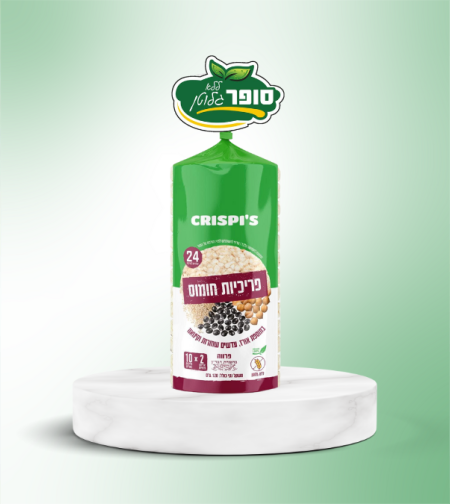 פריכיות חומוס ללא גלוטן - CRISPI'S