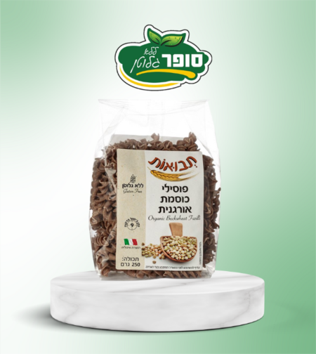 معكرونة فوسيلي من الحنطة السوداء العضوية خالية من الغلوتين