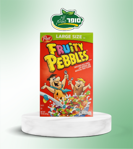 דגני בוקר בטעם פירות - אריזת חיסכון 425 גרם