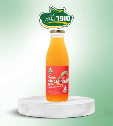 عصير تفاح ومانجو طبيعي