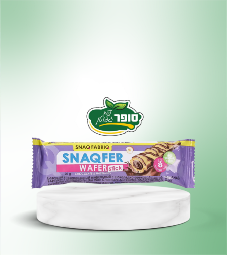 אצבעות וופל בטעם שוקולד ואגוזים ללא גלוטן וללא סוכר