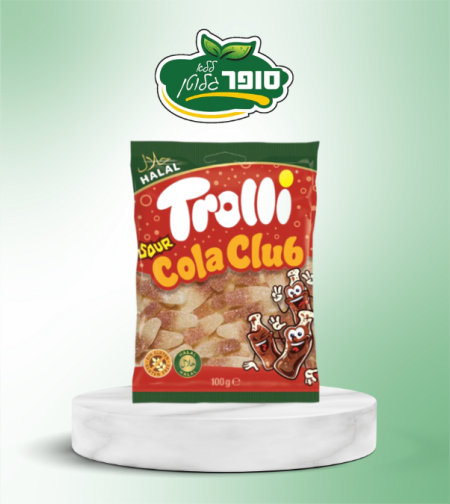 جلد حامض على شكل كولا - ترولي