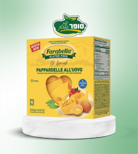 פסטה פפרדלה עם ביצים ללא גלוטן