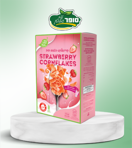 קורנפלקס בטעם תות