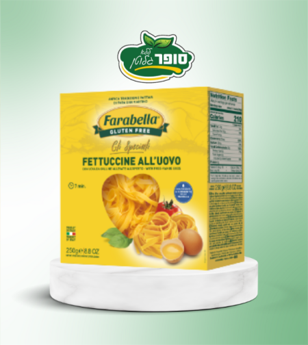 פסטה פטוצ'יני עם ביצים ללא גלוטן