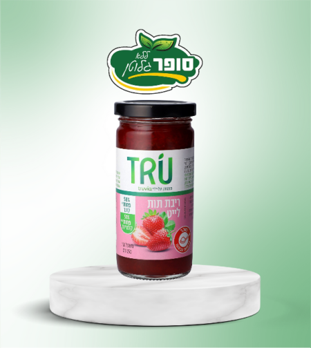 קונפיטורת תות לייט - truvia