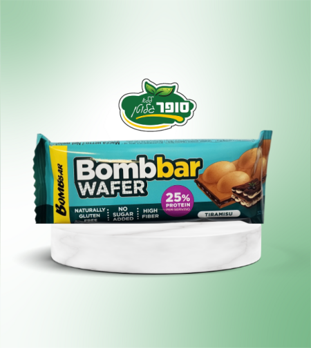 חטיף חלבון בטעם טירמיסו ללא גלוטן וללא סוכר - 8 גרם חלבון