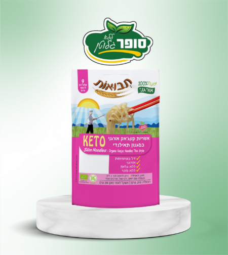 אטריות קונג'אק ארוגני בסגנון תאילנדי - תבואות