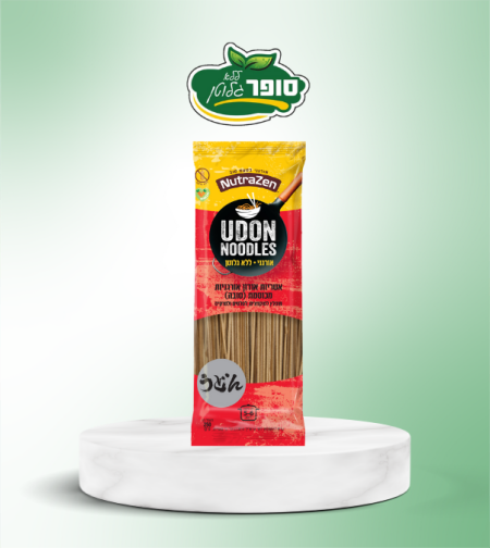 אטריות אודון אורגניות מכוסמת (סובה)