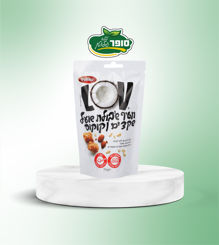 חטיף שיבולת שועל עם שקדים וקוקוס ללא גלוטן