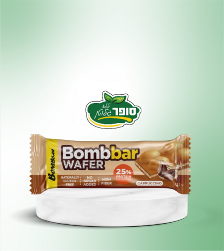 חטיף חלבון בטעם קפוצ'ינו ללא גלוטן וללא סוכר - 8 גרם חלבון