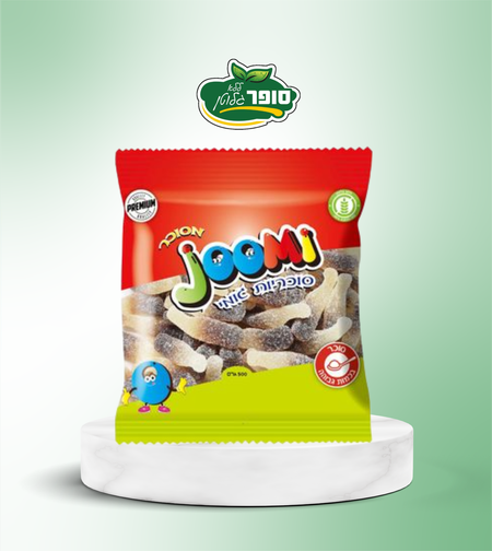 حلوى على شكل زجاجة كولا حامضة خالية من الغلوتين - Joomi