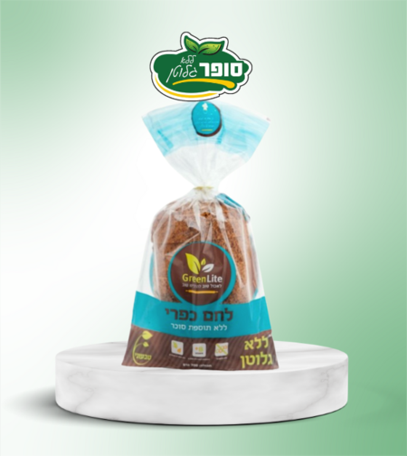 לחם כפרי פרוס ללא תוספת סוכר לבן