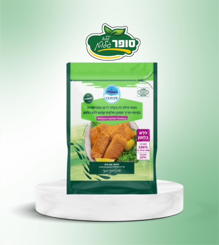 נתחי פילה דג בציפוי פריך מטוגן חלקית קפוא ללא גלוטן