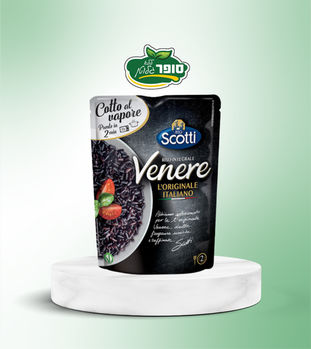 أرز فينوس الأسود سريع الطهي وخالٍ من الغلوتين - Scotti