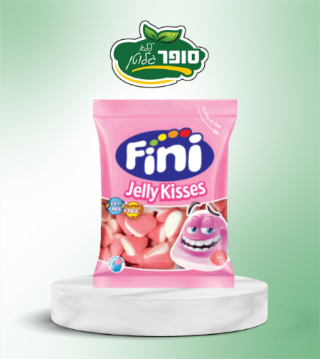סוכריות גומי מסוכרות בטעם תות שדה (fini)