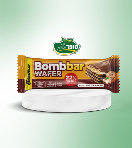 חטיף חלבון בטעם אגוזים ושוקולד ללא גלוטן וללא סוכר - 10 גרם חלבון