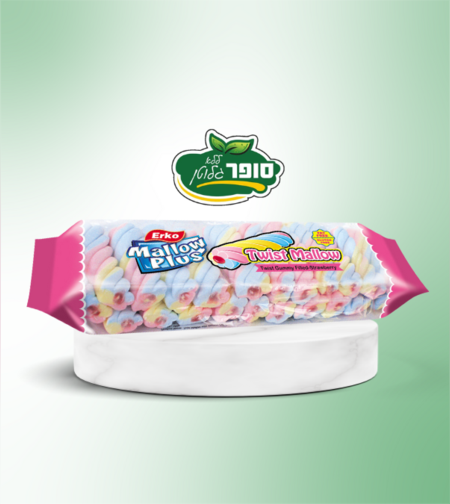 مارشميلو محشوة بنكهة الفراولة خالية من الغلوتين - ERKO