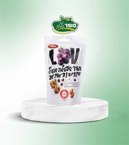 חטיף שיבולת שועל עם שקדים וצימוקים ללא גלוטן