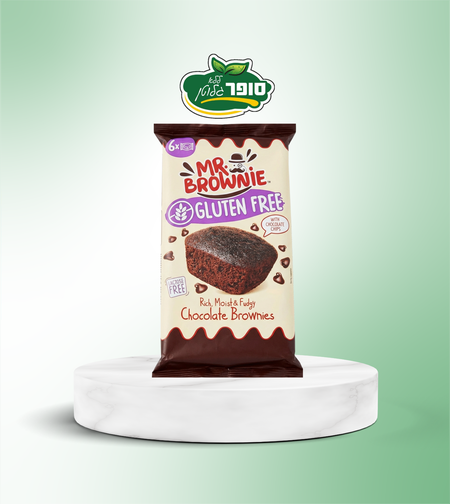 בראוניז עם שבבי שוקולד ללא לקטוז וללא גלוטן - Mr.Brownie