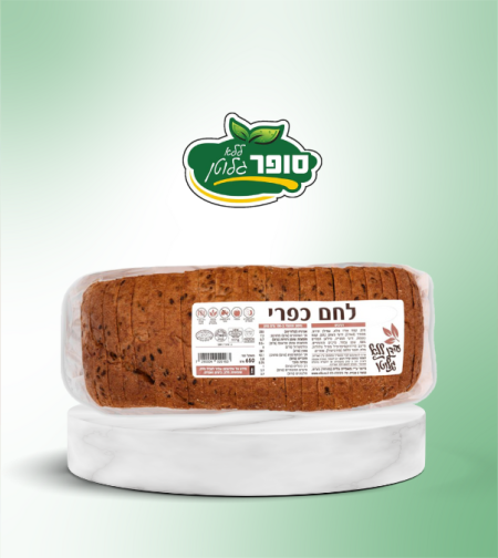לחם כפרי פרוס ללא תוספת סוכר (עידן ללא גלוטן)